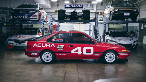 Acura celebrates 40 years in US with a retrotastic Integra tribute race car