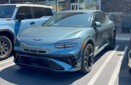 Genesis, US-spec Genesis GV60 Magma spotted looking anything but boring
