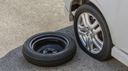 What is the 50-50 rule for spare tires?