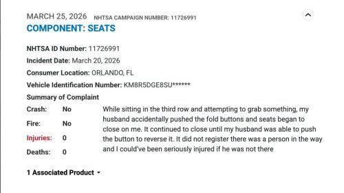 Hyundai Palisade seat issue may not be limited to 2026 models