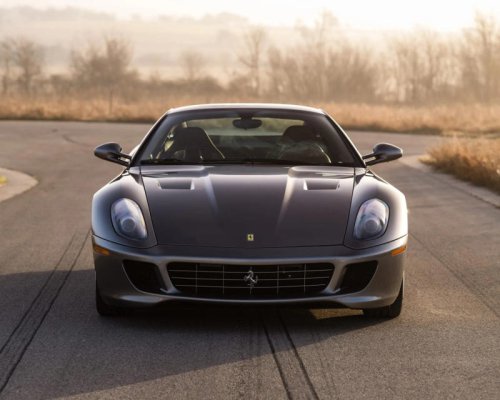 2008 Ferrari 599 GTB Fiorano 6-speed conversion for sale & currently bid at $
