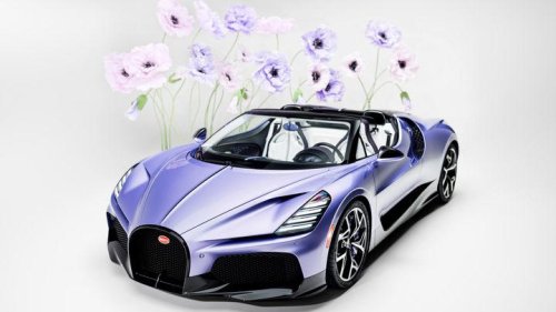 Bugatti, Por amor a una hija, un Bugatti único en el mundo: así es el W16 Mistral Caroline