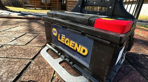 Who makes NAPA's Legend batteries and where are they manufactured?