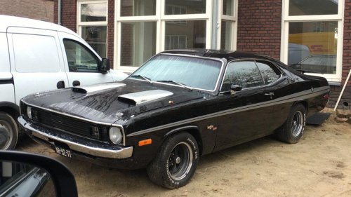 A 1972 Dodge Demon still carries that raw street feel