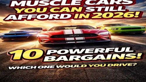 Muscle cars you can still afford in 2026: 10 powerful bargains that feel like steals are you missing out?