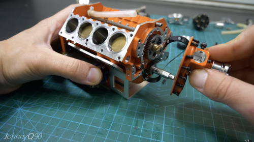 This tiny V-8 engine has normal-sized problems