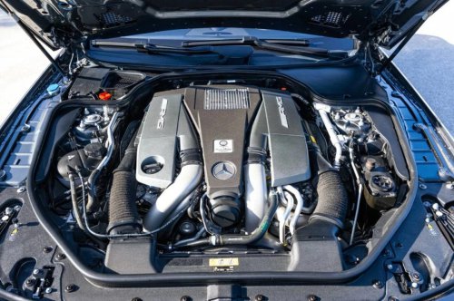 2015 Mercedes-AMG SL63 for sale with just 15k miles: Current bid at $33,333
