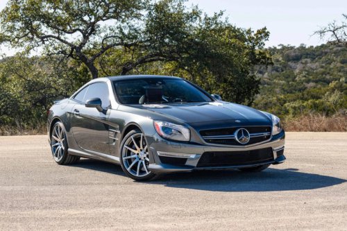 2015 Mercedes-AMG SL63 for sale with just 15k miles: Current bid at $33,333