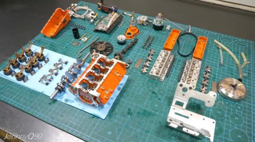 This tiny V-8 engine has normal-sized problems