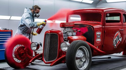 Man says his friend suggested repainting the vintage car a modern color and now the debate won’t end