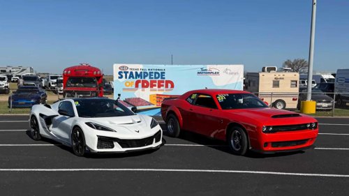 Dodge, Dodge Challenger, Dodge Challenger SRT Demon 170 vs Corvette ZR1 race is crazy
