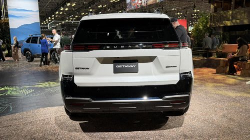 Subaru, Toyota, Toyota Highlander, Three-row 2027 Subaru Getaway revealed with more power than the Toyota Highlander it copies