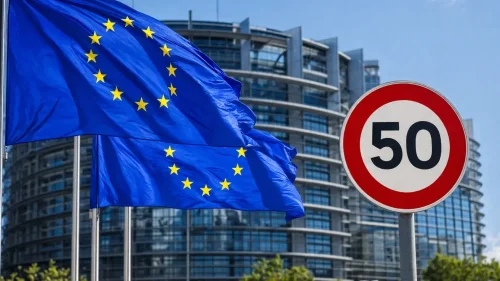 Europa desvela su plan para ahorrar gasolina y diésel: bajar la velocidad en 10 km/h, teletrabajo