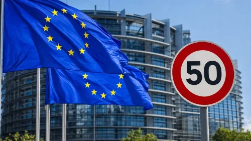 Europa desvela su plan para ahorrar gasolina y diésel: bajar la velocidad en 10 km/h, teletrabajo