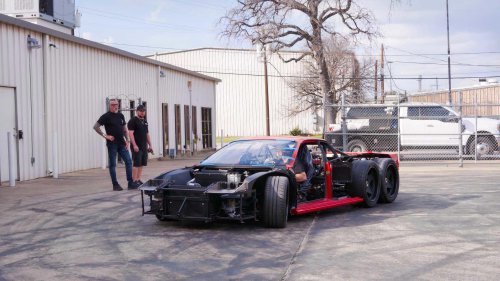 Gas Monkey brings a six-wheel Ferrari to life at last