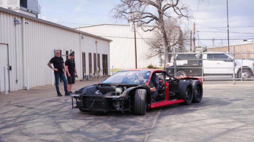 Ferrari, Gas Monkey brings a six-wheel Ferrari to life at last