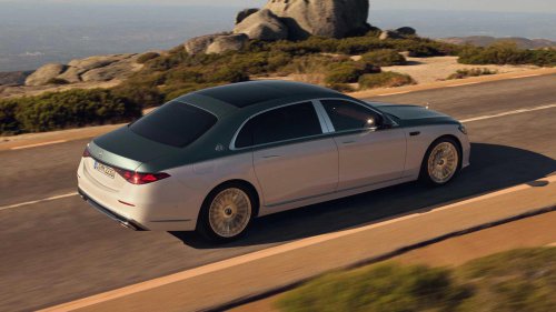 2027 Mercedes-Maybach S-Class keeps the V12, adds a gazillion logos
