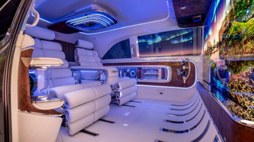 The Maybach of minivans is coming. Literally, it's a Maybach minivan