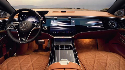 2027 Mercedes-Maybach S-Class keeps the V12, adds a gazillion logos