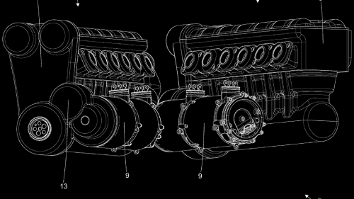 Ferrari, Ferrari patents a V12 engine unlike anything you've ever seen
