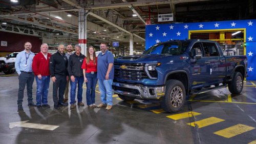 Historic GM plant builds 16 millionth vehicle, sells it to million-mile Silverado owner