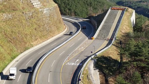 Drivers are noticing these highway sand ramps and they’re not what you think