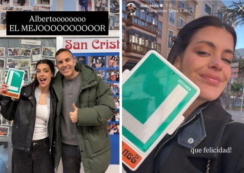 Dulceida se convierte en conductora tras sacarse el carnet de conducir en la conocida «autoescuela de los famosos»