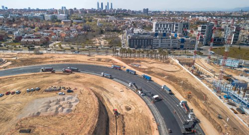 'La Monumental' toma forma: Madring asfalta su curva más impresionante de 550 metros y un peralte extremo del 24%