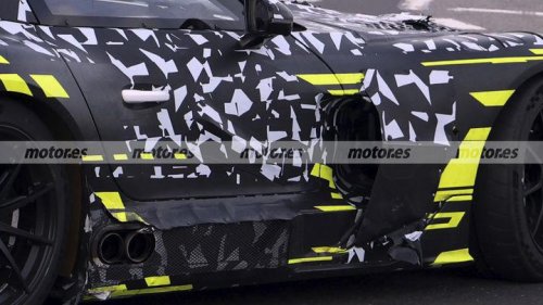 Mercedes-AMG GT, Mercedes-AMG prueba el próximo GT Black Series y las fotos espía lo delatan: viene sin concesiones