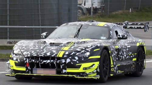 Mercedes-AMG prueba el próximo GT Black Series y las fotos espía lo delatan: viene sin concesiones