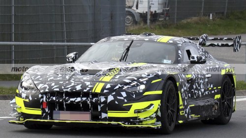 Mercedes-AMG GT, Mercedes-AMG prueba el próximo GT Black Series y las fotos espía lo delatan: viene sin concesiones