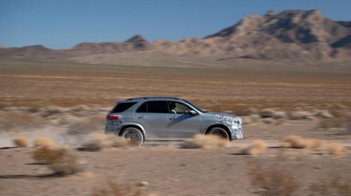 Driving 2027 Mercedes-Benz GLE and GLS prototypes in the desert fulfilled my childhood dream