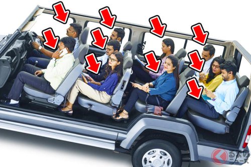 10人乗れる「大型SUV」がスゴイ！ 見た目は“超高級車”だけど約270万円！ 斬新すぎるフォースモーターズの「シティライン」印国仕様とは！