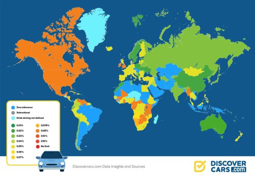 Las multas más altas por alcohol al volante: los países con tolerancia cero que debes conocer si estás de vacaciones