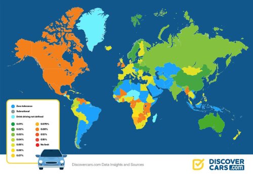 Las multas más altas por alcohol al volante: los países con tolerancia cero que debes conocer si estás de vacaciones