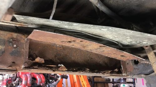 What does it take to repair a rusty car frame?