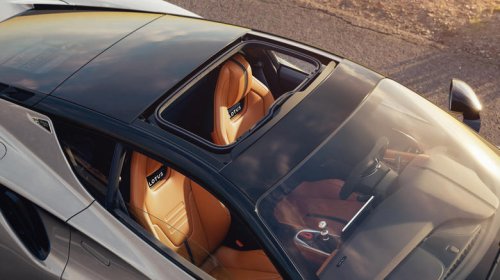 Lotus, Lotus cut a hole in the Emira's roof, in case you want that, and there's a more powerful 420 Sport model too
