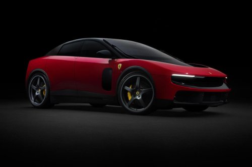 Ferrari eléctrico finalmente se presenta con un diseño audaz y 1036 CV