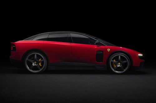 Ferrari eléctrico finalmente se presenta con un diseño audaz y 1036 CV