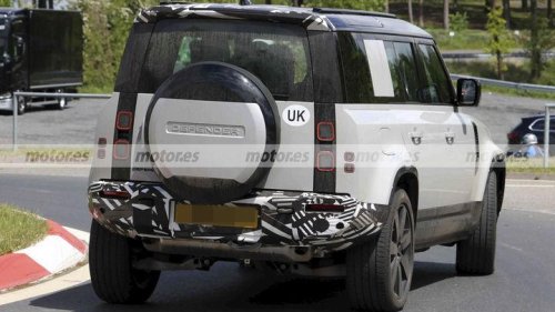 Land Rover, Rover, El Land Rover Defender prepara un facelift tras casi siete años y estas fotos espía lo confirman