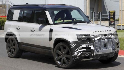 Land Rover, Rover, El Land Rover Defender prepara un facelift tras casi siete años y estas fotos espía lo confirman