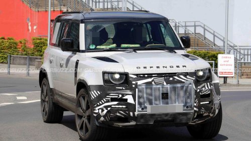 The latest Land Rover Defender spy shots leave little to the imagination