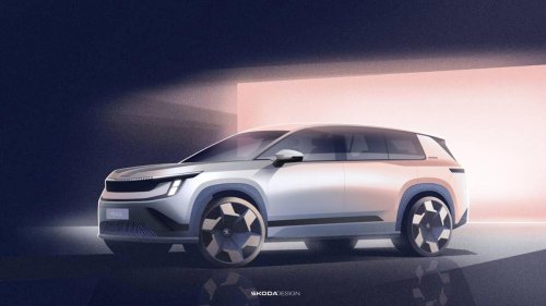 Škoda, Škoda adelanta el diseño de su nuevo SUV eléctrico de siete plazas: el Peaq
