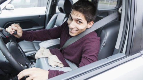 Why do people put knobs on steering wheels?