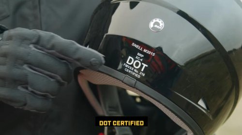 Does your motorcycle helmet have to have a DOT sticker?
