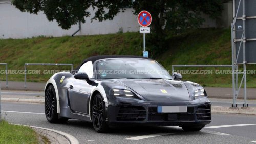 This cobbled up Porsche is actually a future Audi sports car