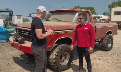US man locked away his Ford F-250 Ranger XLT in a container for 20 years and couldn't believe it when he finally let it out