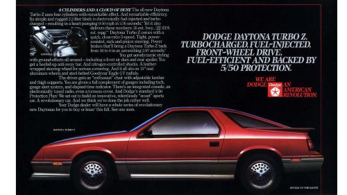 That time Shelby ditched Ford and trolled the world with turbo Dodges