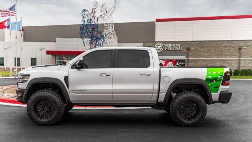 RAM, Trae Young’s custom Ram TRX blends Hellcat muscle with hometown pride