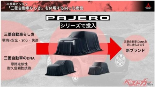【速報】三菱パジェロ復活確定! これ…パジェロジュニア、パジェロミニも揃って復活か?